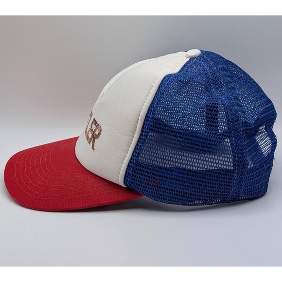 Vintage Hustler Hat Cap Blue Mesh Trucker Snapback VTG Adult Entertainment - Picture 3 of 5